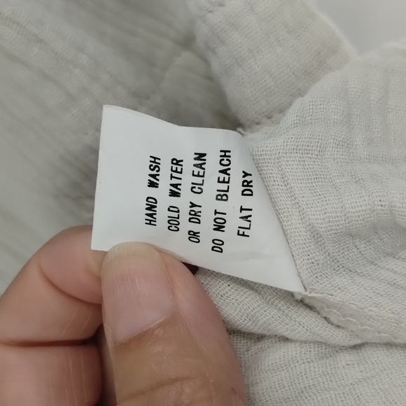 URBAN DAIZY Ud oversized gauze button front cotton w pockets size medium - Picture 9 of 10